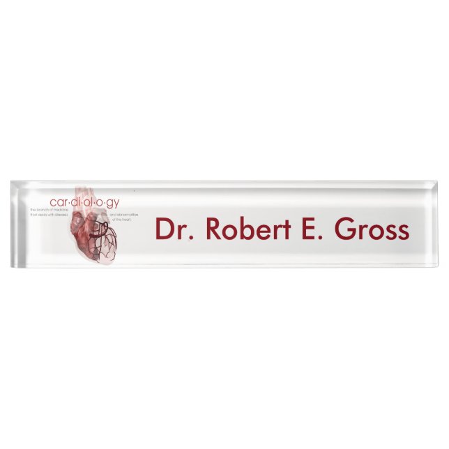 Cardiologist Name plate (Front)