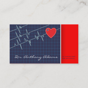 Cardiologist Private Clinic Doctor Medical Business Card