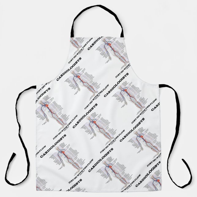 Cardiologists Just Go With The Flow Circulation Apron (Front)