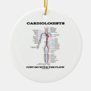 Cardiologists Just Go With The Flow (Circulatory) Ceramic Tree Decoration