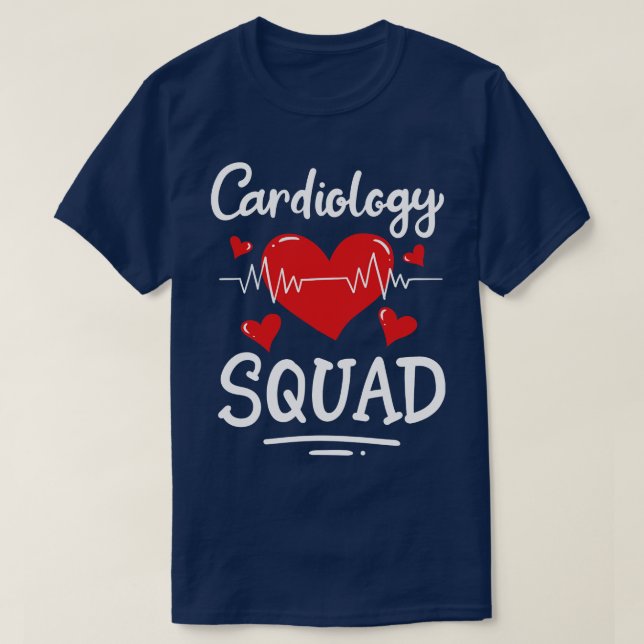 Cardiology Cardiologist T-Shirt (Design Front)