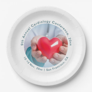 Cardiology Cardiothoracic Medical Conference Paper Plate