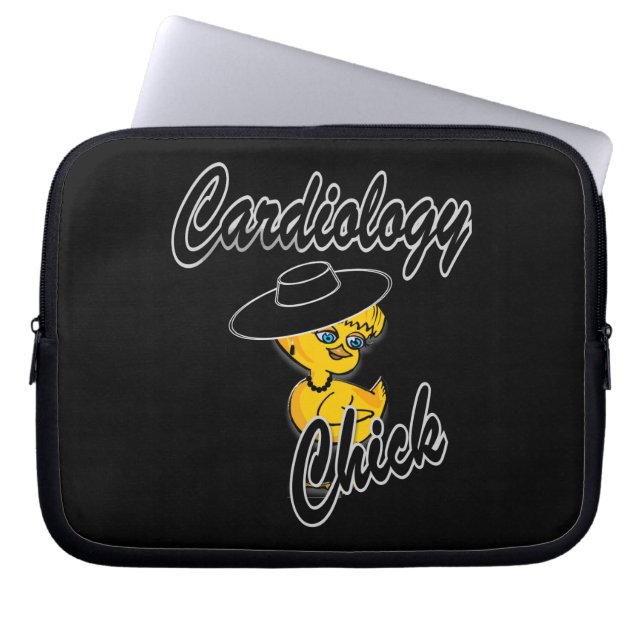 Cardiology Chick #4 Laptop Sleeve (Front)