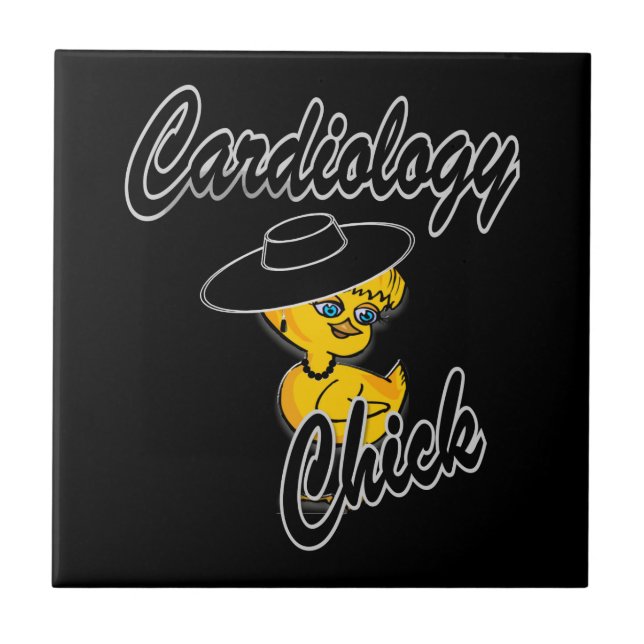 Cardiology Chick #4 Tile (Front)