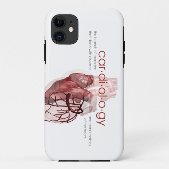 Cardiology Defined Phone Case (Back)