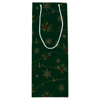 Cardiology EKG ECG Electrocardiogram Christmas Bag