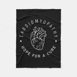 Cardiomyopathy Awareness Hope For A Cure  Fleece Blanket