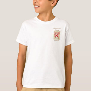 Cardiovascular Disease Awareness Ribbon Angel Tee