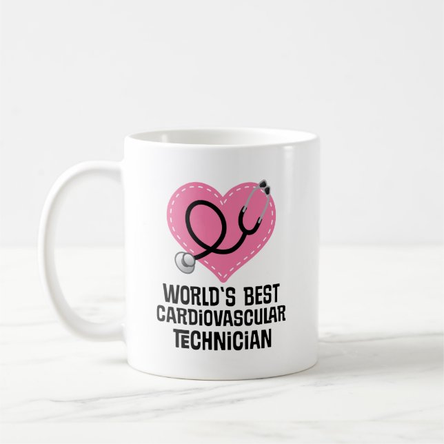 Cardiovascular Technician Gift Idea Coffee Mug (Left)