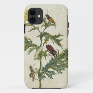Cardos Spinosus: Beetles and Caterpillars, plate 6 Case-Mate iPhone Case