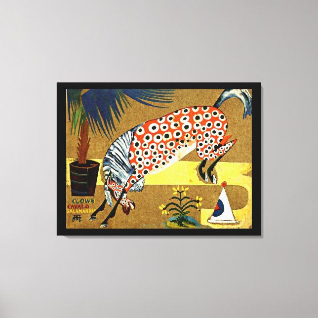 Cardoso - Clown Horse Salamandra  Canvas Print (Front)