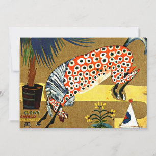 Cardoso - Clown Horse Salamandra Holiday Card