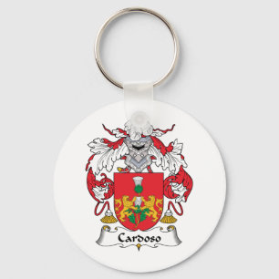Cardoso Family Crest Key Ring