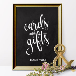 Cards and Gifts Affordable Chalkboard Sign