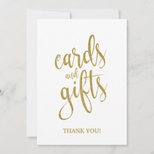 Cards and Gifts Affordable Wedding Sign