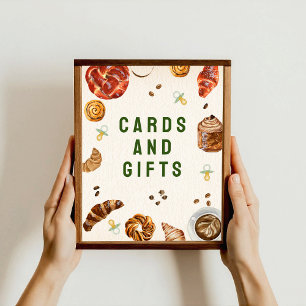 Cards and Gifts Baby Shower Poster