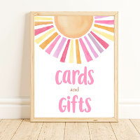 Cards and gifts boho sunshine pink yellow orange