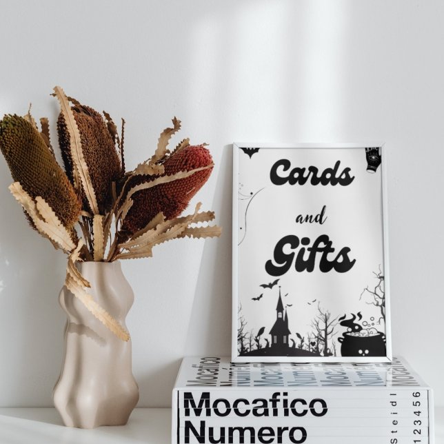 Cards and Gifts Halloween ghost baby shower game Poster (Creator Uploaded)