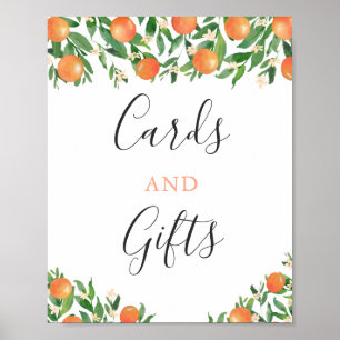 Cards And Gifts Little Cutie Baby Shower Signage Poster