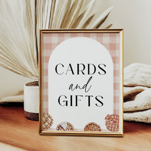 Cards and Gifts Little Cutie Pie Baby Shower Party Poster