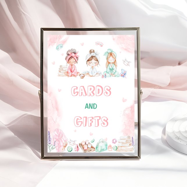 Cards and Gifts Spa Party Birthday Poster (Creator Uploaded)