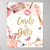 Cards and Gifts Spa Party Makeup Glamour Girl Post