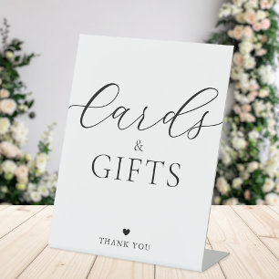 Cards and Gifts Wedding Pedestal Sign