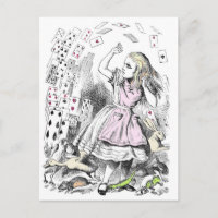 Cards attacking Alice