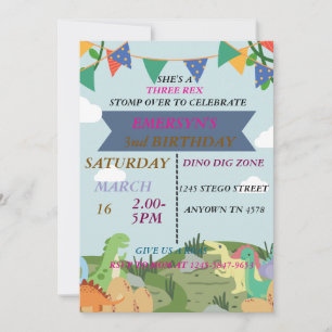 CARDS BIRTHDAY INVITATION