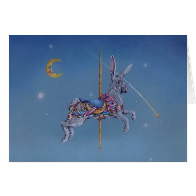 Cards - Carousel Rabbit (Front Horizontal)
