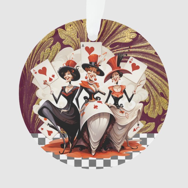 Cards / Casino / Friends  Ornament (Front)