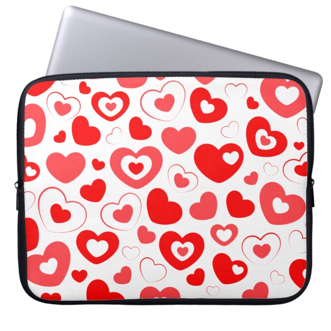 Cards decoration design element laptop sleeve (Front)