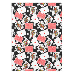Cards & dice tablecloth