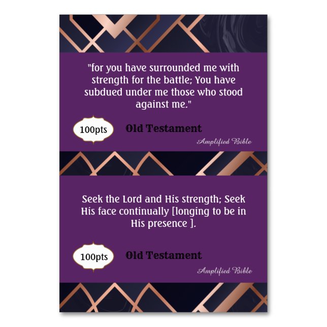 Cards for Game (Back)