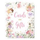 Cards & Gifts Floral Fairy Garden Birthday Sign