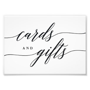 Cards Gifts Sign Choose Your Size Modern Script