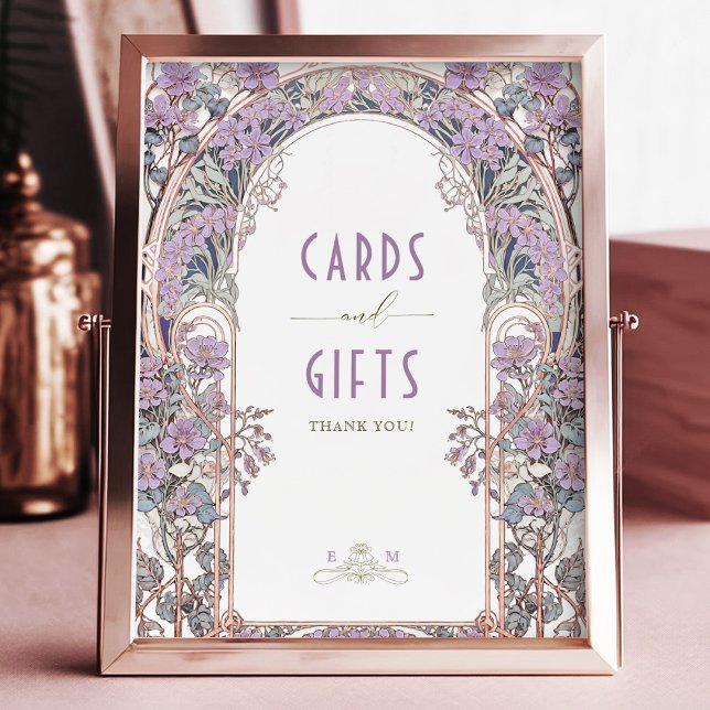 Cards & Gifts Sign Vintage Art Nouveau by Mucha (Creator Uploaded)