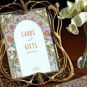 Cards & Gifts Sign Vintage Art Nouveau by Mucha