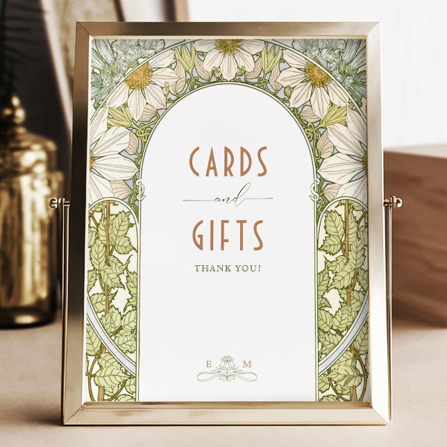 Cards & Gifts Sign Vintage Art Nouveau by Mucha (Creator Uploaded)