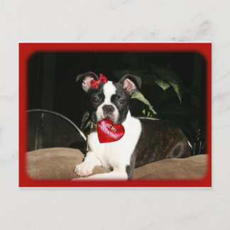 cards: Valentine Boo Holiday Postcard