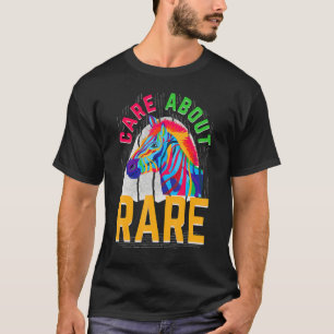 Care About Rare Rare Disease Awareness Day Month Z T-Shirt