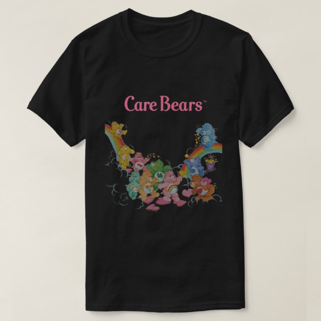Care Bears Classic Rainbow Group Poster  T-Shirt (Design Front)
