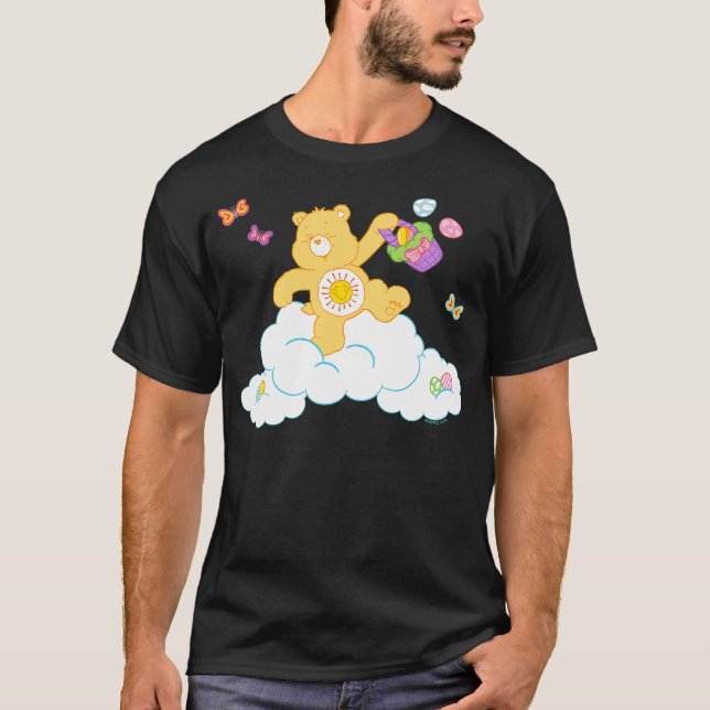Care Bears Easter Egg Hunting With Funshine Bear T-Shirt (Front)