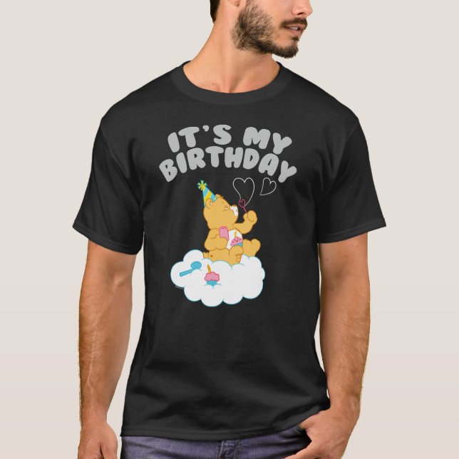 Care Bears It's My Birthday With Birthday Bear T-Shirt (Front)