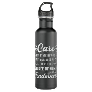 Care Caregiver Caregivers Nurse Nursing Funny Gift 710 Ml Water Bottle