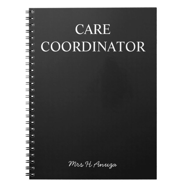 Care Coordinator Notes Notebook | (Front)