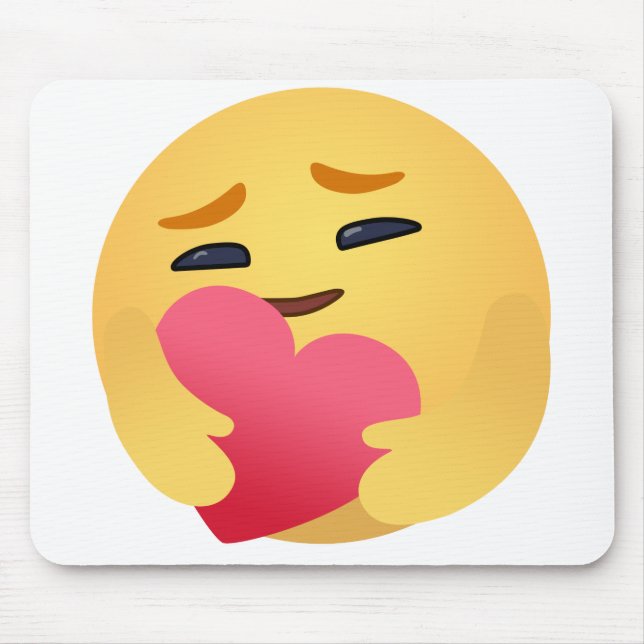 Care Emojis Facebook Mouse Pad (Front)