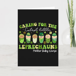 Care For Little Leprechauns Mother Baby Nurse St P Card