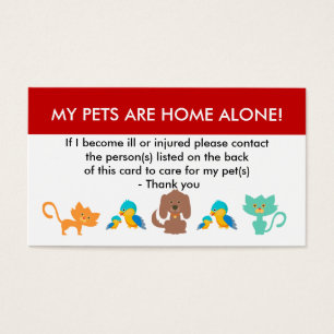 Care For My Pets Emergency Information