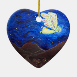 Care of the Soul Angel with Baby Art Gift Ornament